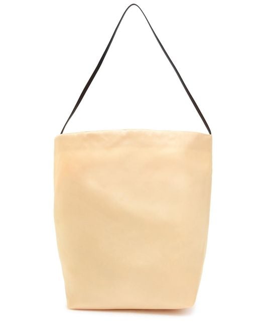 Valesque White Bucket Satin Bucket Bag