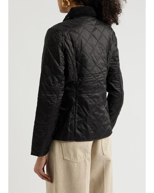 Barbour Black Deveron Quilted Shell Jacket