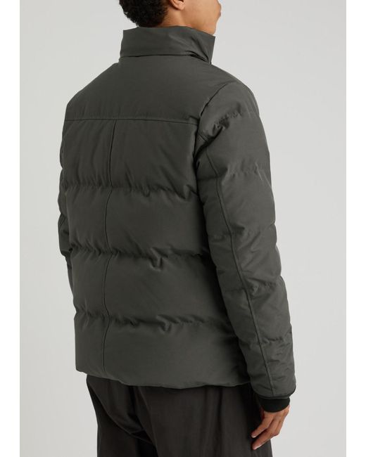 Canada Goose Black Wyndham Quilted Arctic-Tech Parka for men