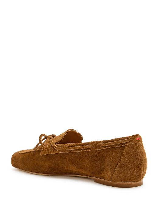 Aeyde Brown Jasper Suede Loafers