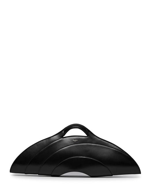 Alaïa Black Alaïa Khaime Leather Top Handle Bag