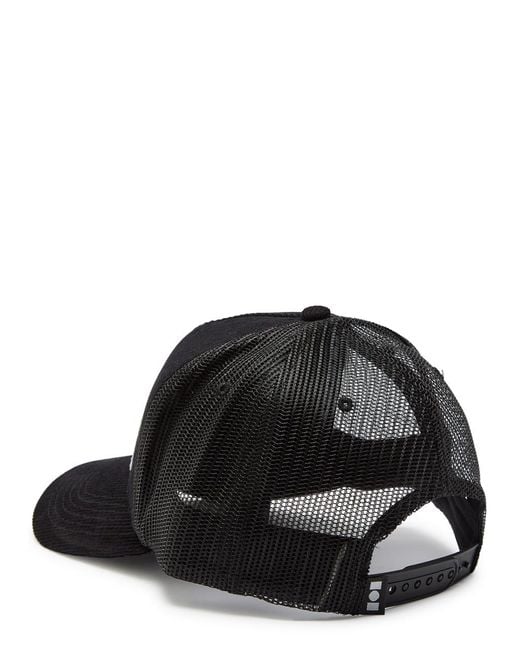NAHMIAS Black Summerland Corduroy And Mesh Cap for men