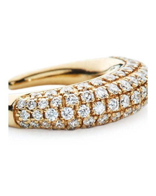 Luminous 27 White Polvorosa Pavé Chiquto 18K Ear Cuff