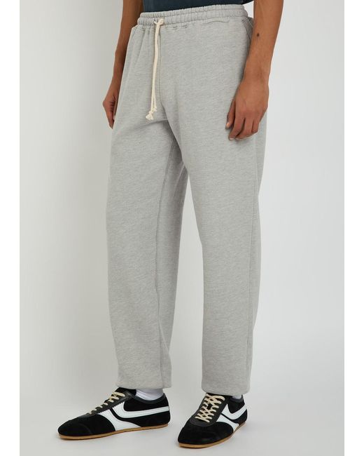 CHERRY LA Gray Western Athletic Logo Cotton-Blend Sweatpants for men