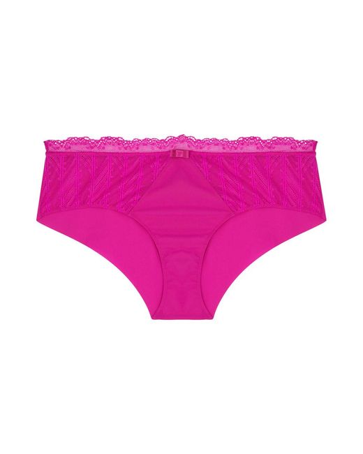 Simone Perele Pink Canopee Lace-Panelled Briefs