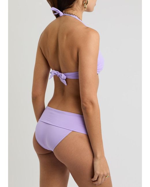 Melissa Odabash Purple Brussels Bikini Briefs