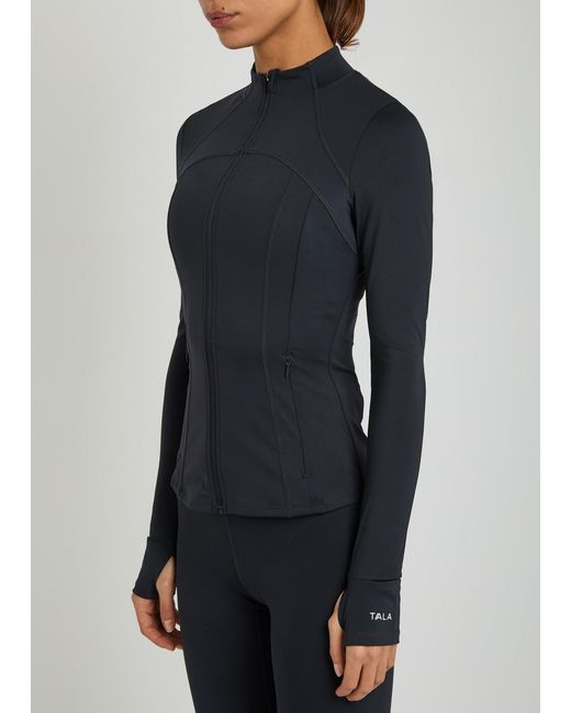 Tala Blue Skinluxe Stretch-Jersey Jacket