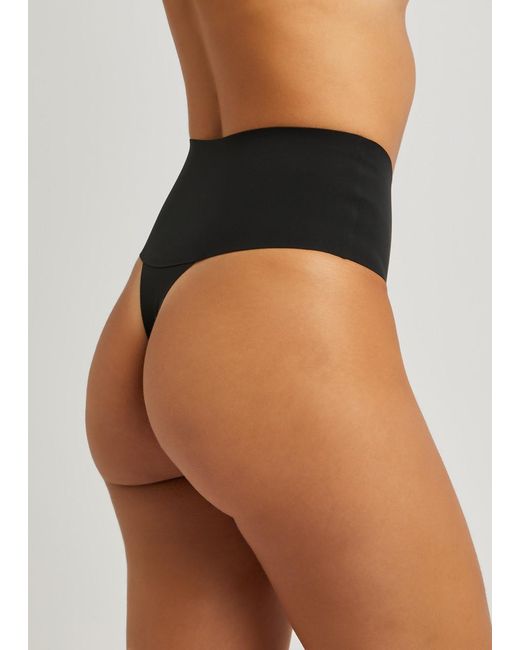 Spanx Black Undie-tectable Seamless Thong