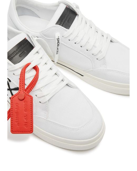 Off-White c/o Virgil Abloh White Off- Vulcanised Canvas Sneakers for men