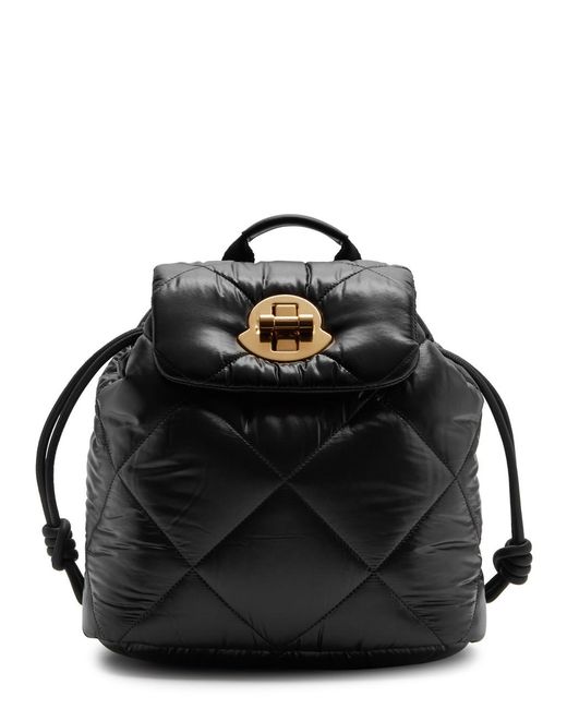 Moncler Quilted Shell Backpack in Black Lyst