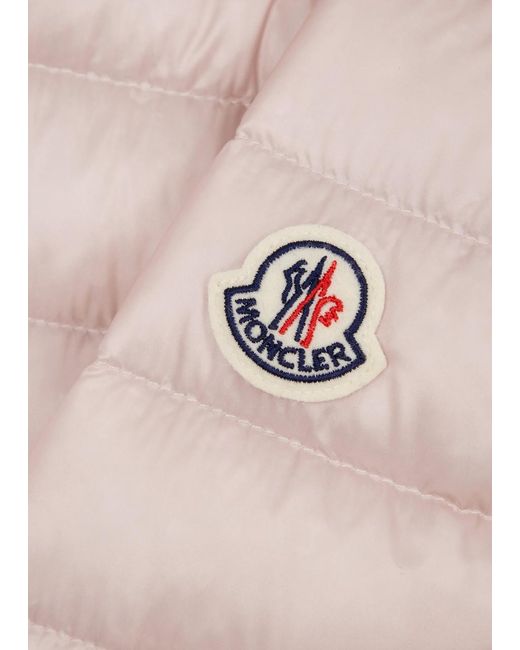 Moncler Pink Liane Quilted Shell Gilet