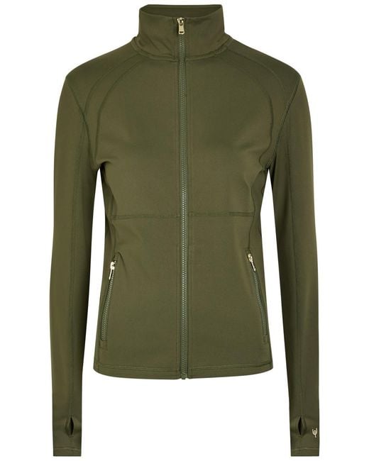 Now You Live Green Clayton Stretch-Jersey Jacket