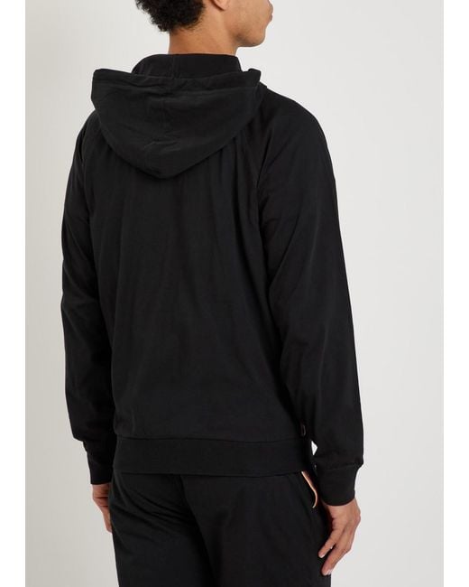 Paul Smith Black Hooded Cotton Sweatshirt for men