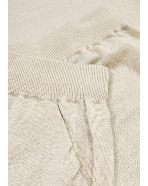 John Smedley Natural Henning Wool Sweatpants for men