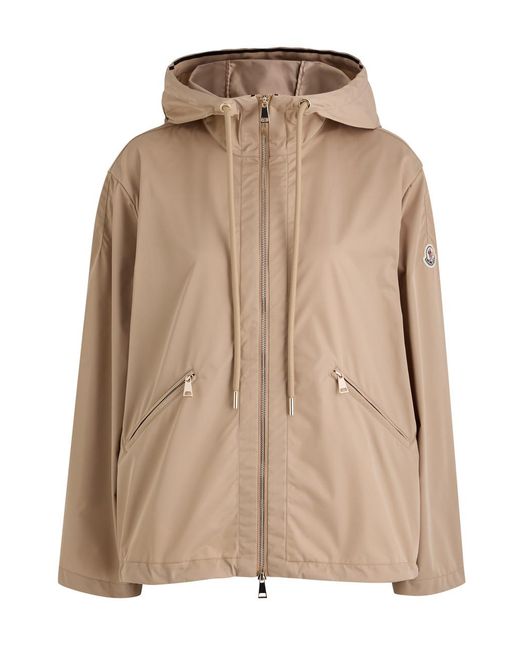 Moncler Natural Cassiopea Hooded Shell Jacket