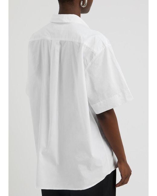 Skall Studio White Aggie Cotton Shirt