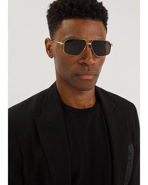Cartier Brown Première De Aviator-Style Sunglasses for men