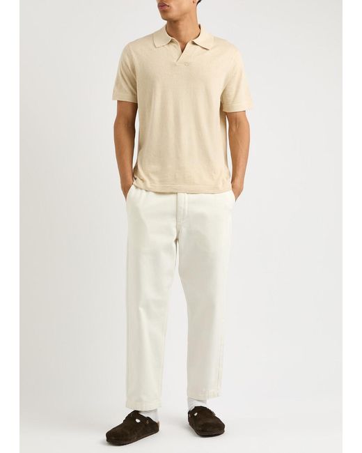 NN07 Natural Ryan Cotton-Blend Polo Shirt for men