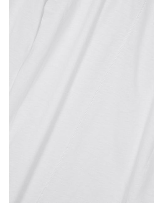 Rag & Bone White The Slub Cotton Top