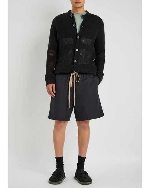 Fear Of God Black Wool Shorts for men