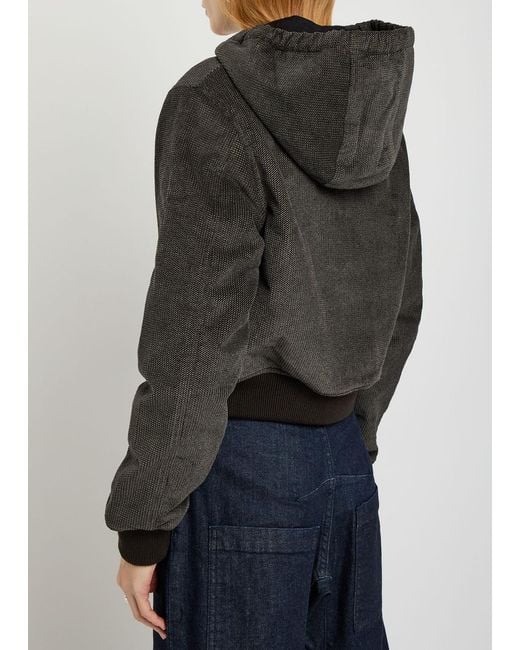 Our Legacy Black Coast Quilted Corduroy Jacket