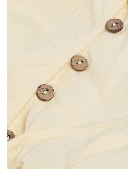 Free People Natural Forever Fancy Stretch-Cotton Mini Dress