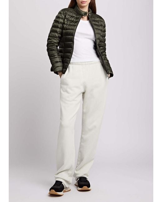 Moncler Green Igelle Quilted Shell Jacket
