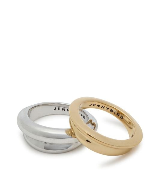 Jenny Bird White Lennon Rings