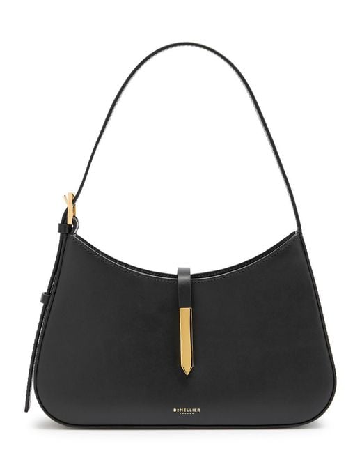 DeMellier London Black The Tokyo Leather Shoulder Bag