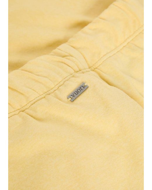vuori Yellow Halo Modern Straight-Leg Jersey Sweatpants