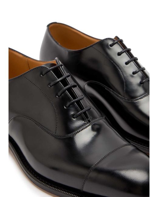 Church's Black Consul Glossed Leather Derby Shoes for men