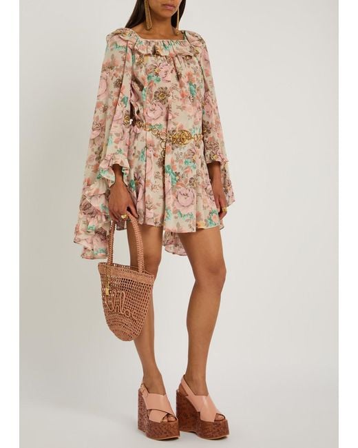Chloé Brown Wedges
