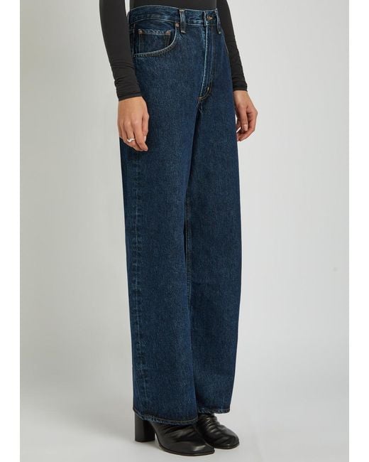 Agolde Blue Low Curve Denim Jeans
