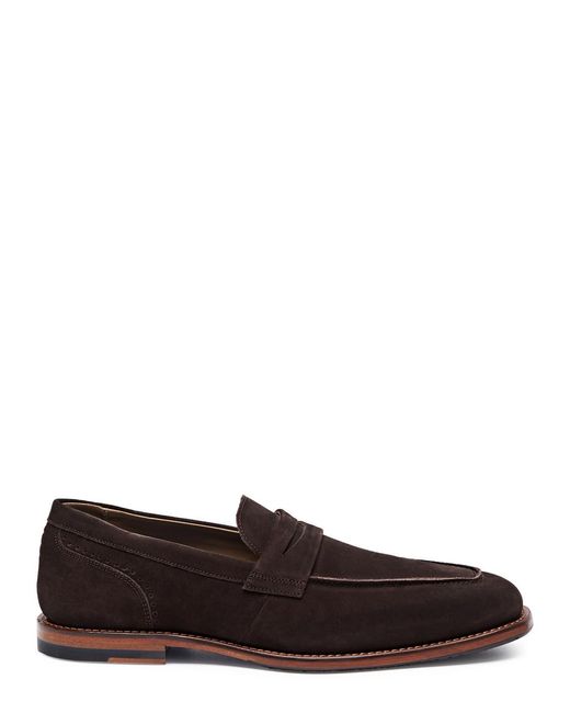 Oliver Sweeney Brown Buckland Suede Loafers for men