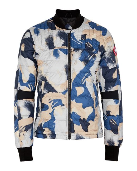 Canada Goose Fleece Dunham Print Jacket in Blue for Men - Save 19 