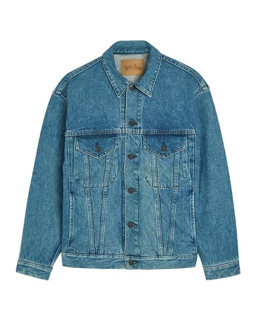 Blue Blue Japan Blue Panelled Denim Jacket for men