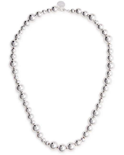 LIE STUDIO White The Elly-Plated Necklace