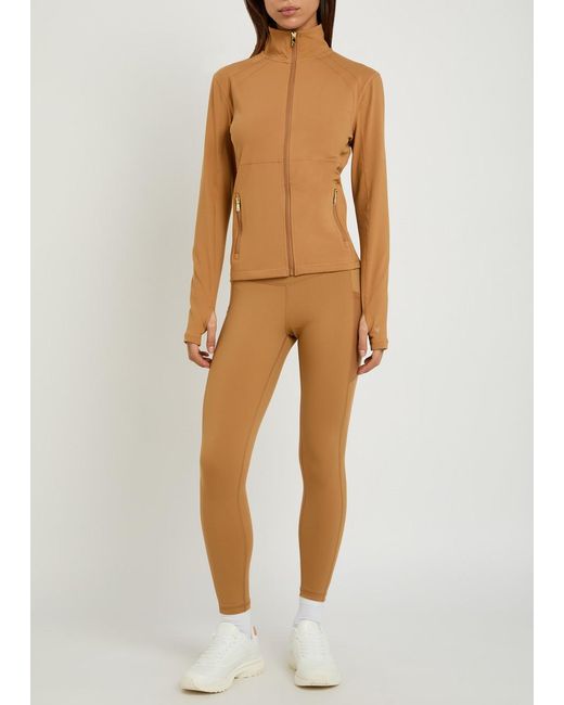 Now You Live Brown Clayton Stretch-Jersey Jacket