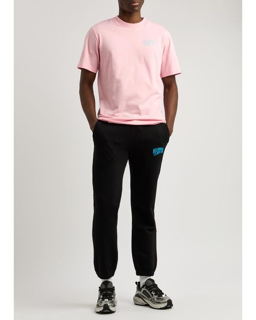 BBCICECREAM Black Arch Logo Cotton Sweatpants for men