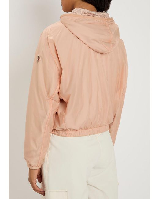 Moncler Pink Shell Cardigan Jacket
