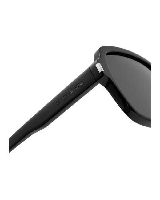 Saint Laurent Black Sl609 Carolyn Aviator-style Sunglasses for men
