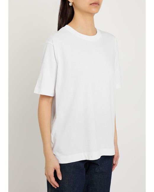 Dries Van Noten White Heydu Cotton T-Shirt