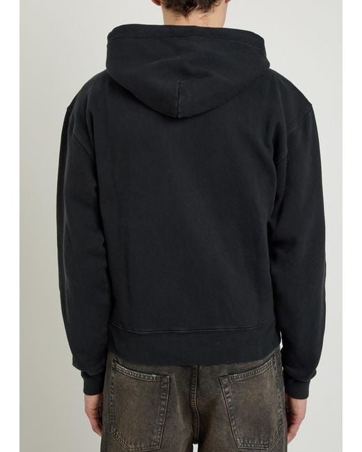 Our Legacy Black Rascal Hooded Cotton Sweatshirt for men