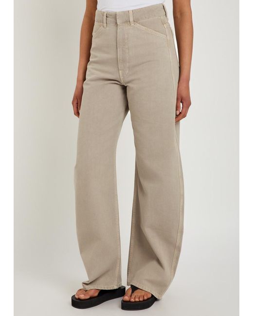 Lemaire Natural Barrel-Leg Jeans