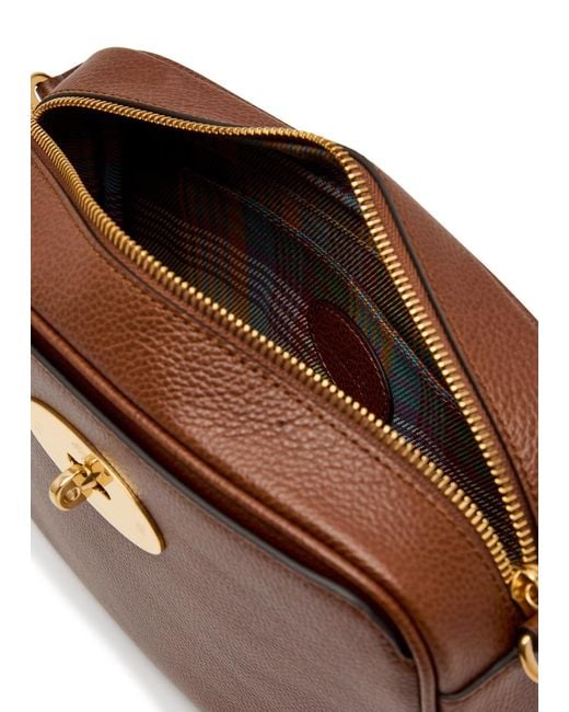 Mulberry Brown Darley Grained Leather Camera Bag