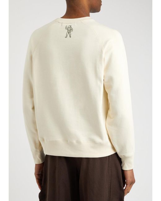 BBCICECREAM White Duck Camo Arch Logo-print Cotton Sweatshirt for men