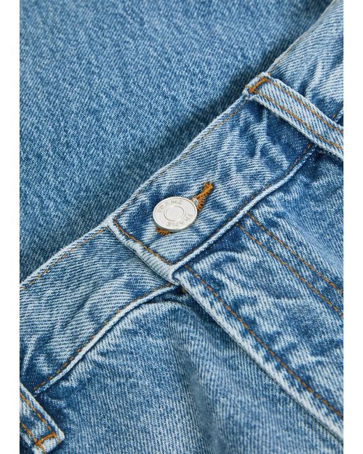 FRAME Blue The Relaxed Straight-Leg Jeans for men