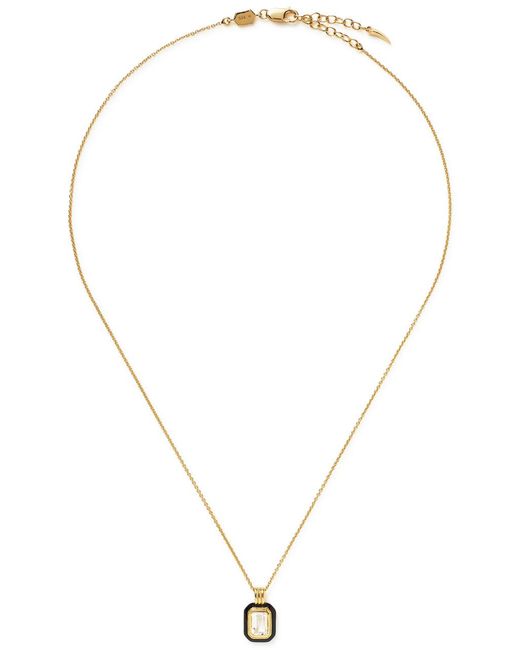 Missoma White Embellished 18kt Gold-plated Necklace