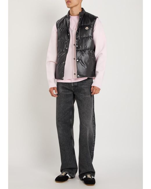Moncler Black Restigo Quilted Shell Gilet for men