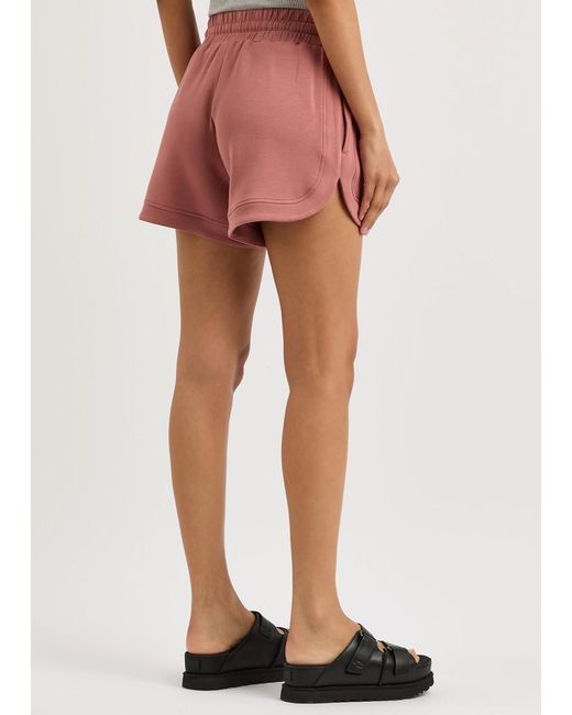 Varley Red Ollie Stretch-Jersey Shorts